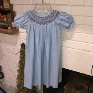 Girl Smocked dress 4t💙